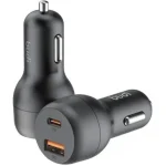 شارژر فندکی 40W بودی PD و فست با دو خروجی USB-C مدل CC108RB با گارانتی 18 ماهه (6 ماه تعویض)